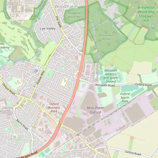 Map of Cowley
