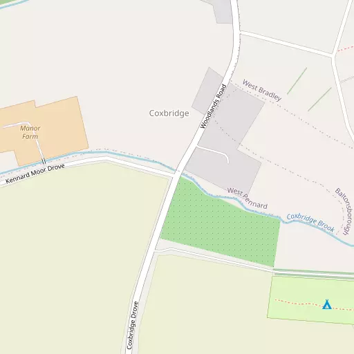 Map of Coxbridge