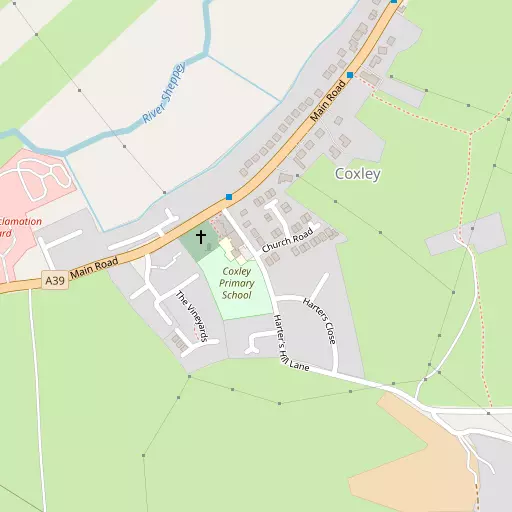 Map of Coxley