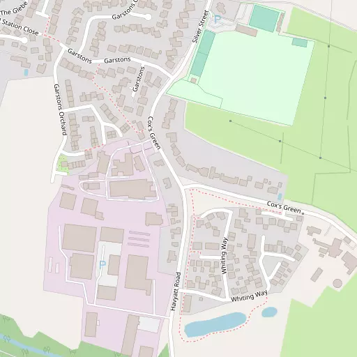 Map of Cox's Green