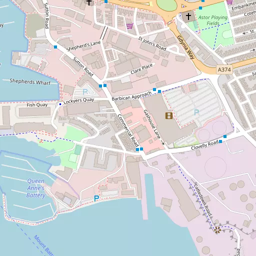 Map of Coxside
