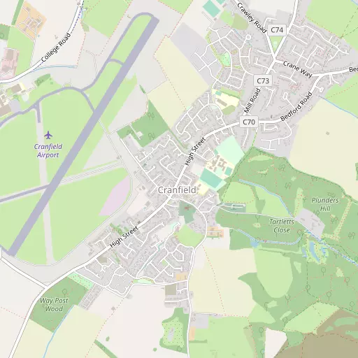 Map of Cranfield