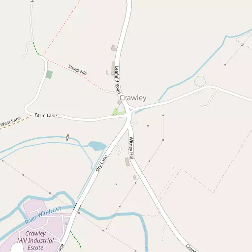 Map of Crawley