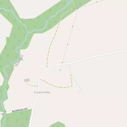 Map of Creacombe