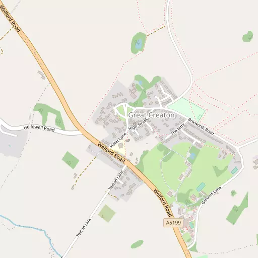 Map of Creaton