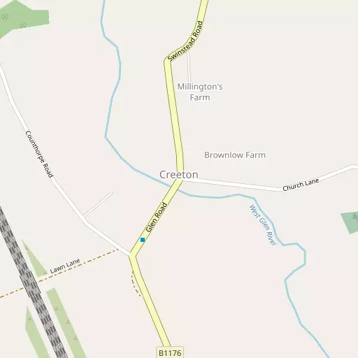 Map of Creeton