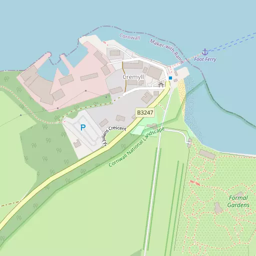 Map of Cremyll