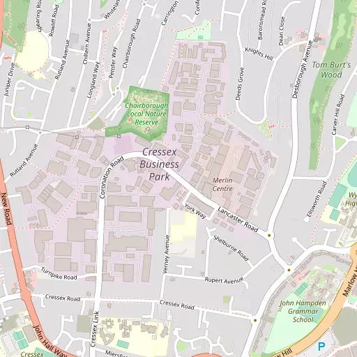 Map of Cressex