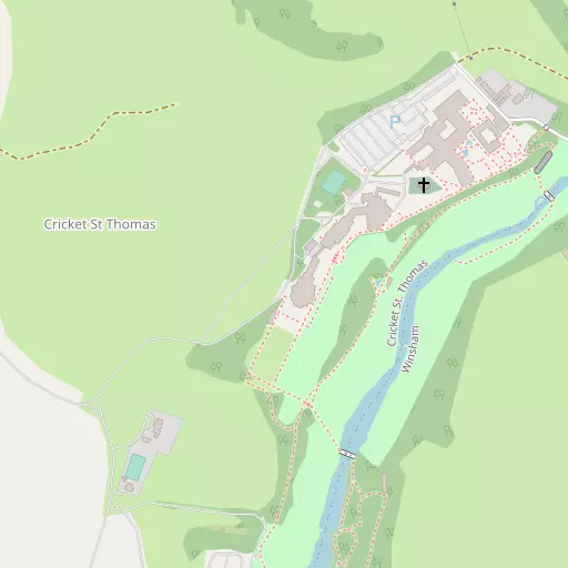 Map of Cricket St Thomas