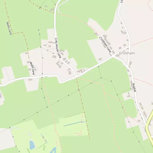 Map of Crickham