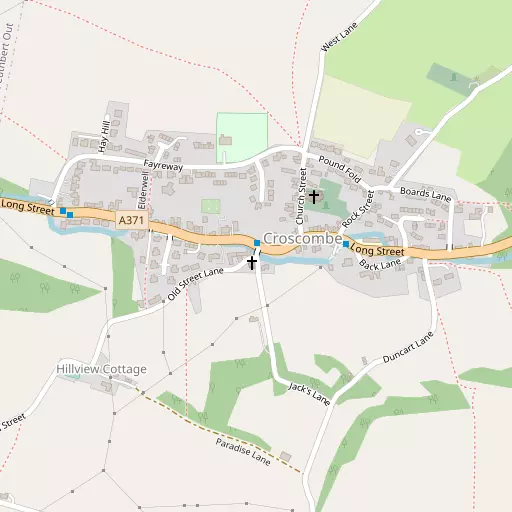 Map of Croscombe