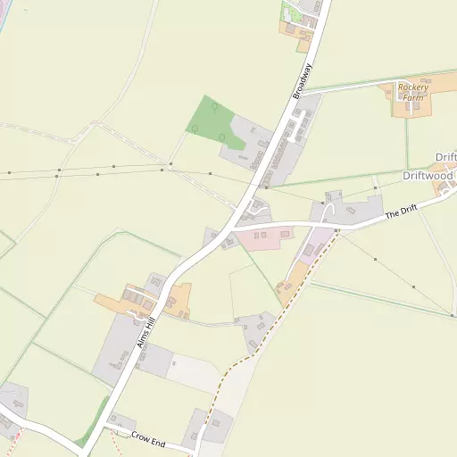 Map of Crow End
