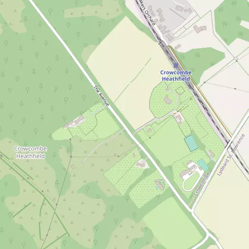 Map of Crowcombe Heathfield