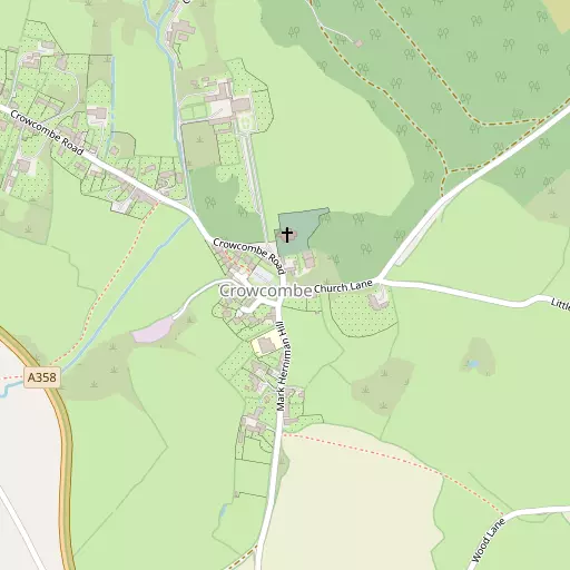 Map of Crowcombe