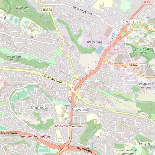 Map of Crownhill