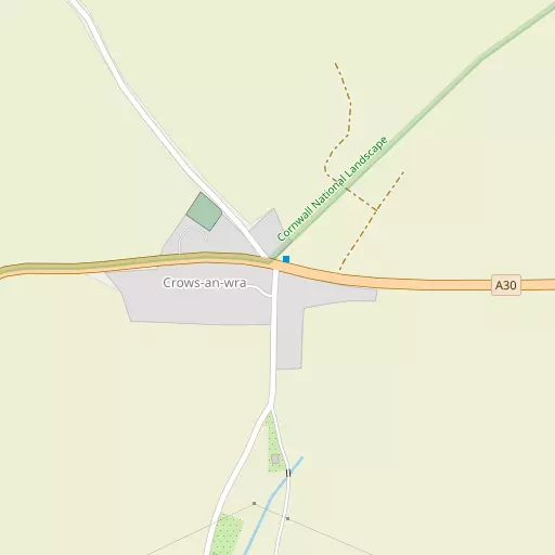 Map of Crows-an-wra