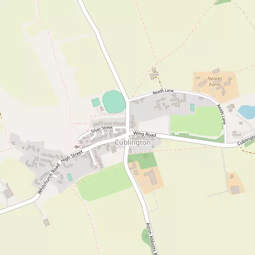 Map of Cublington