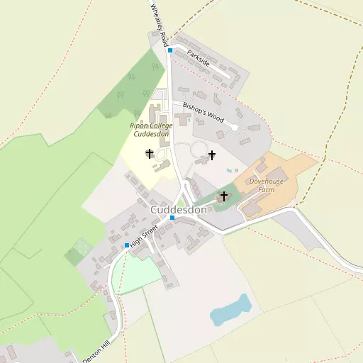 Map of Cuddesdon
