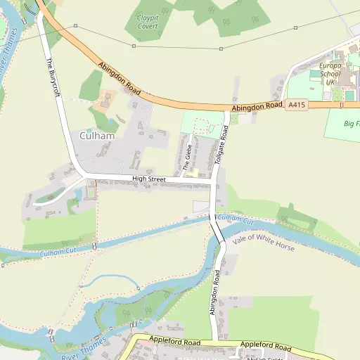 Map of Culham