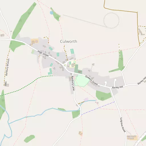 Map of Culworth