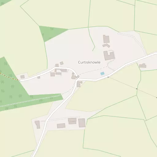 Map of Curtisknowle