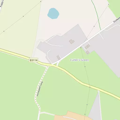 Map of Cutler's Green