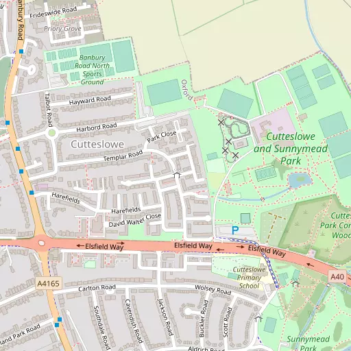 Map of Cutteslowe