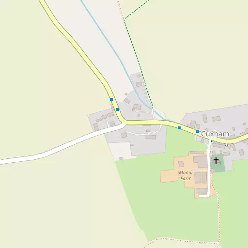 Map of Cuxham