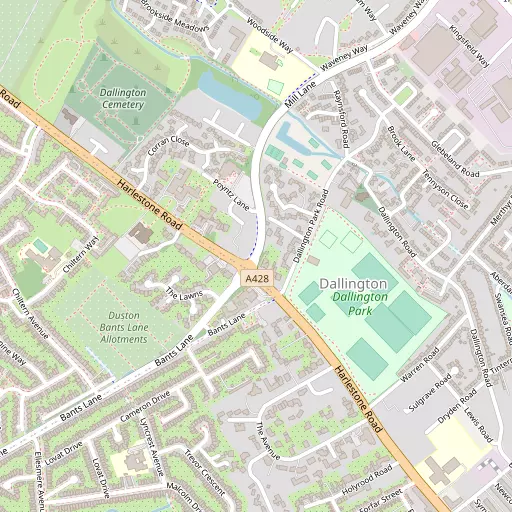 Map of Dallington