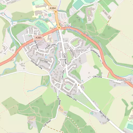 Map of Dartington