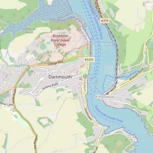 Map of Dartmouth