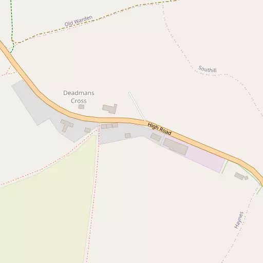 Map of Deadman's Cross