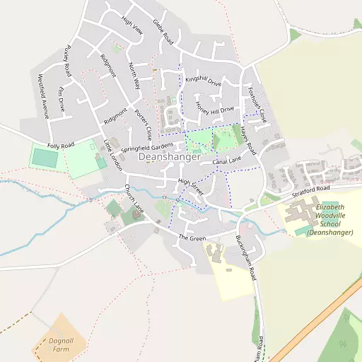 Map of Deanshanger