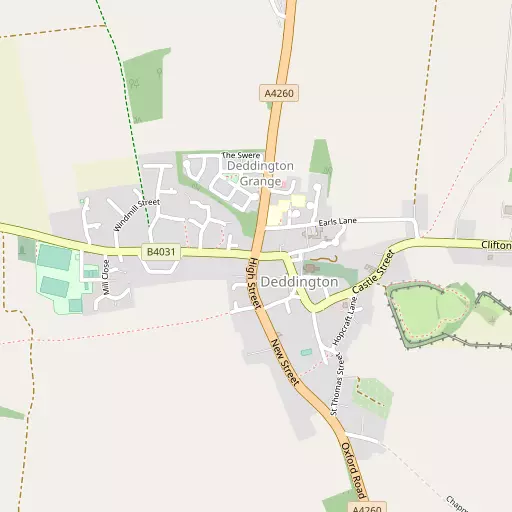 Map of Deddington