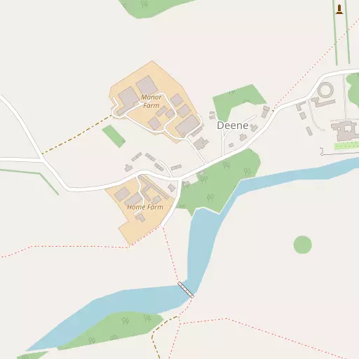 Map of Deene