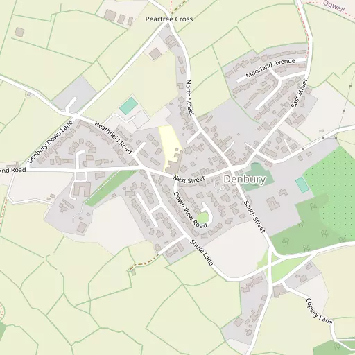 Map of Denbury