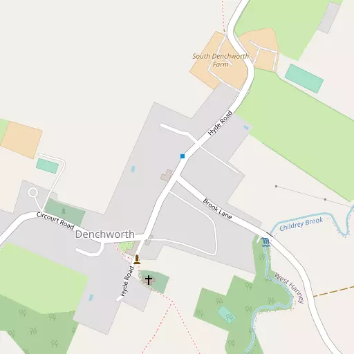 Map of Denchworth