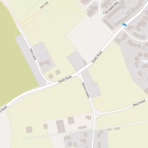 Map of Dennis Green