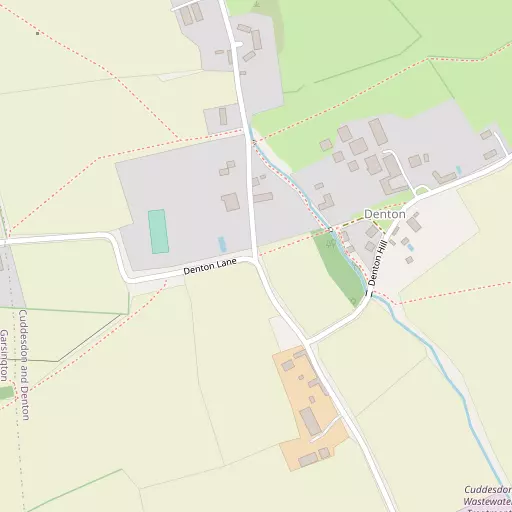 Map of Denton