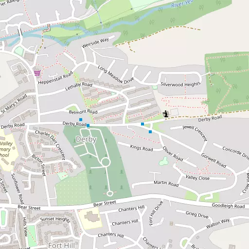 Map of Derby