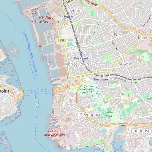 Map of Devonport