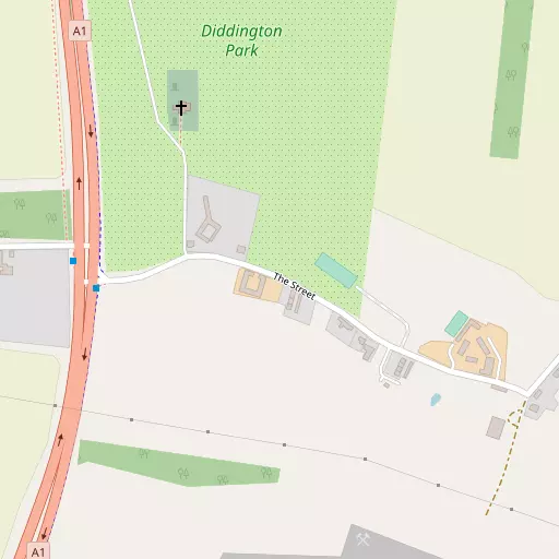 Map of Diddington