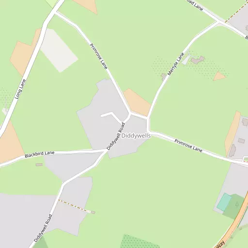 Map of Diddywell