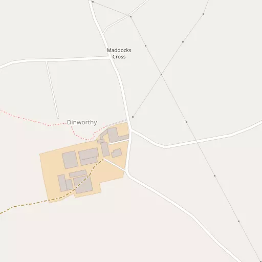 Map of Dinworthy
