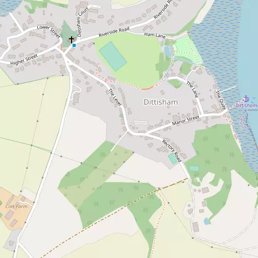 Map of Dittisham