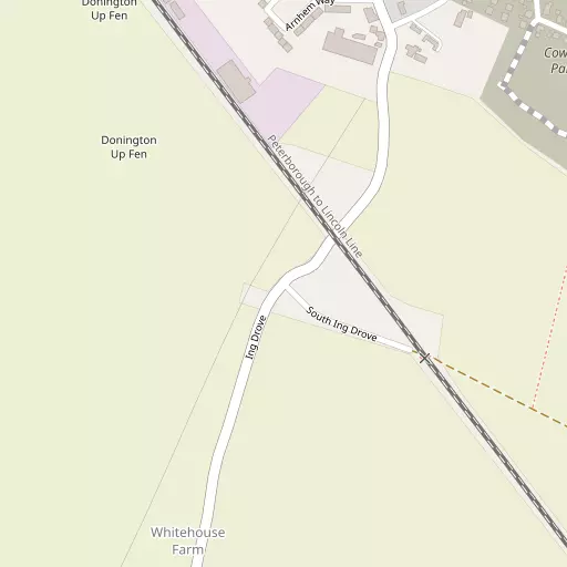 Map of Donington South Ing