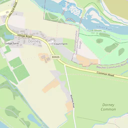 Map of Dorney