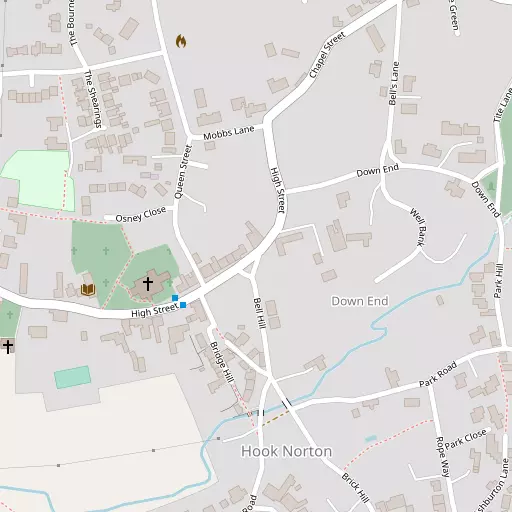 Map of Down End