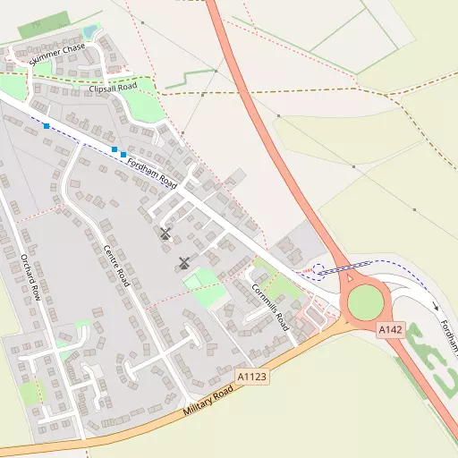 Map of Down Field
