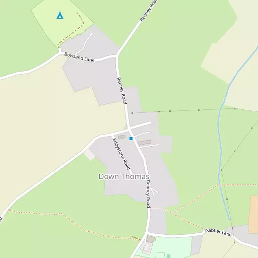 Map of Down Thomas